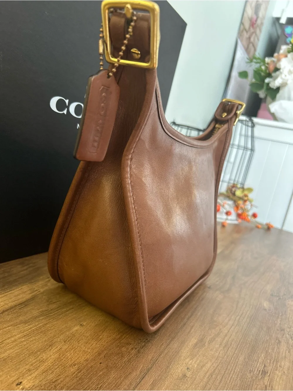 Vintage Coach Janice Legacy 9950 Burnished Camel 2005